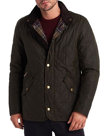 Barbour Chelsea Diamond Quilted Waxed Jacket - 100% Exclusive ...