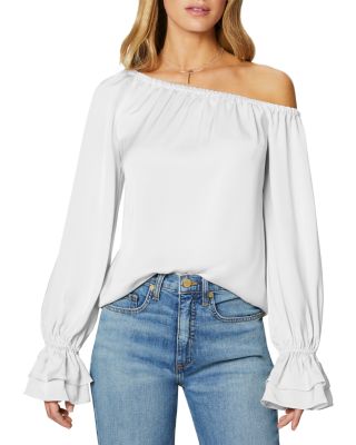 dressy black off the shoulder top