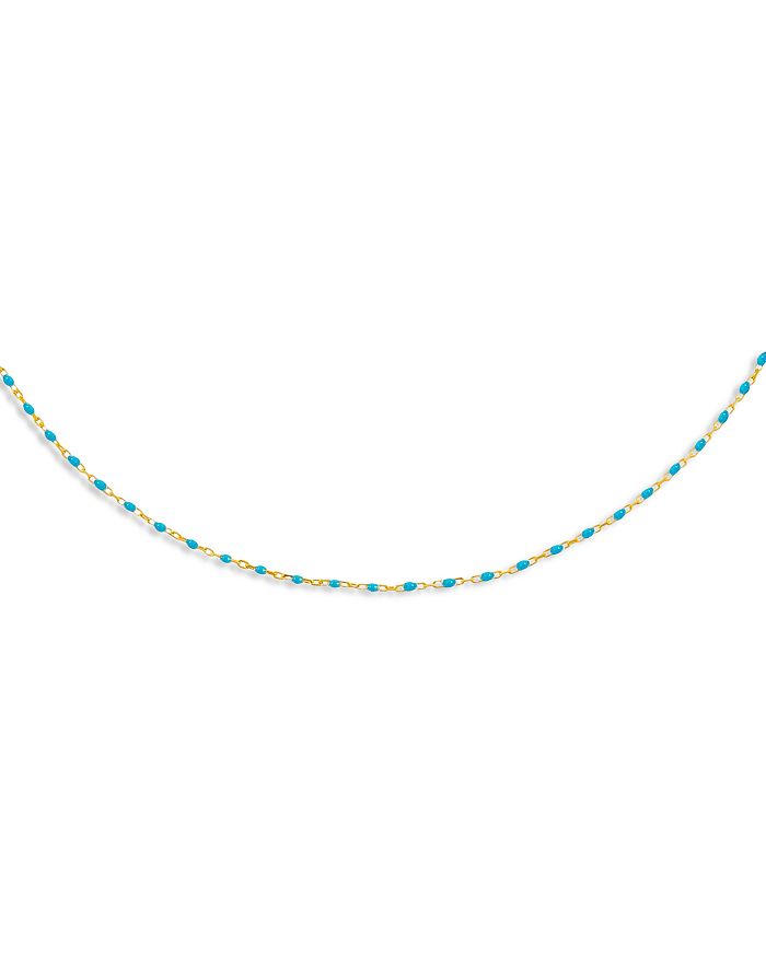Adinas Jewels Adina's Jewels Green Beaded Collar Necklace, 15-17 In Turquoise