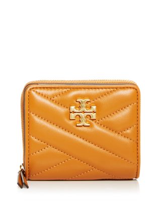 Tory Burch Kira Chevron-quilted Leather Bifold Wallet - Black