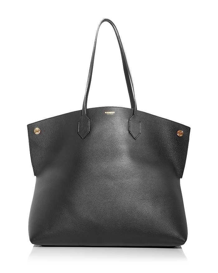 Burberry Society Large Leather Tote | Bloomingdale's