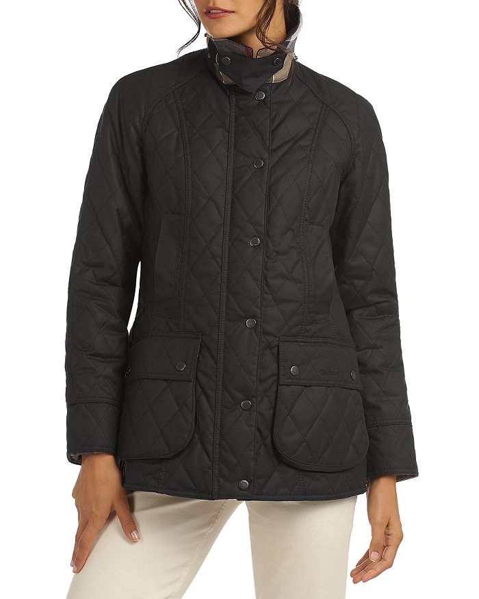 Barbour Gibbon Quilted Corduroy Collar Coat | Bloomingdale's
