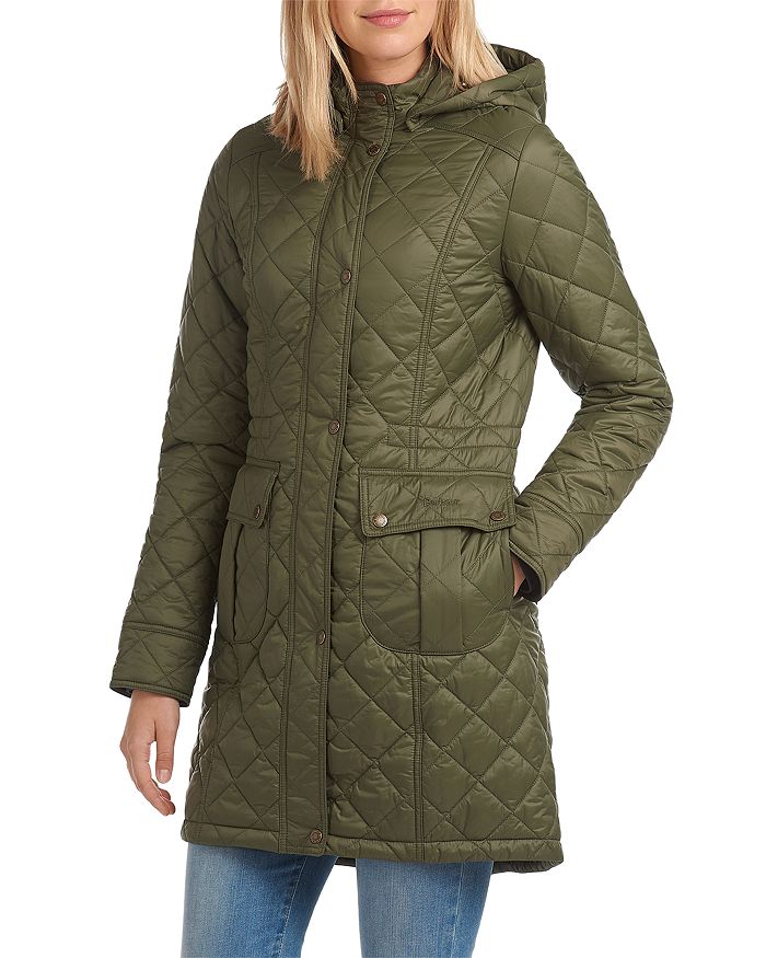 BARBOUR JENKINS HOODED QUILTED COAT,LQU1230OL52