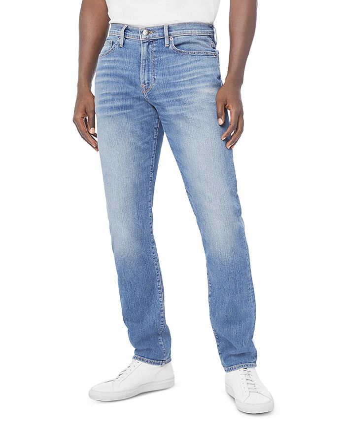 FRAME L'HOMME ATHLETIC FIT JEANS IN SEA CLOUD,LMHA691