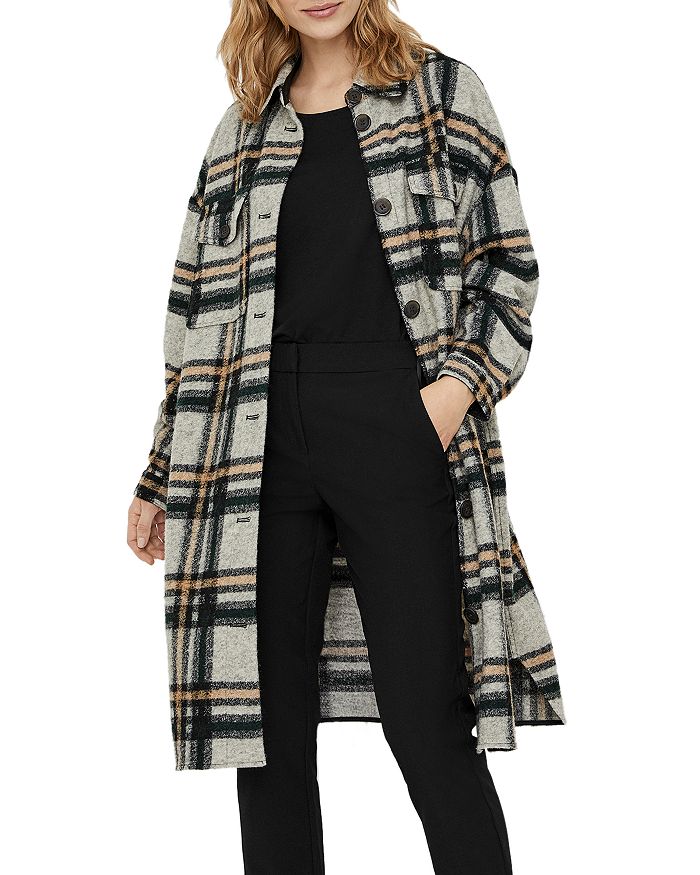 Vero Moda Chrissie Checkered Jacket | Bloomingdale's