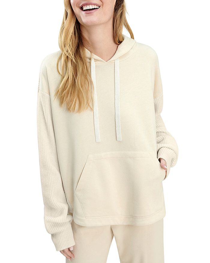 Splendid Cascade Mixed Media Hoodie | Bloomingdale's