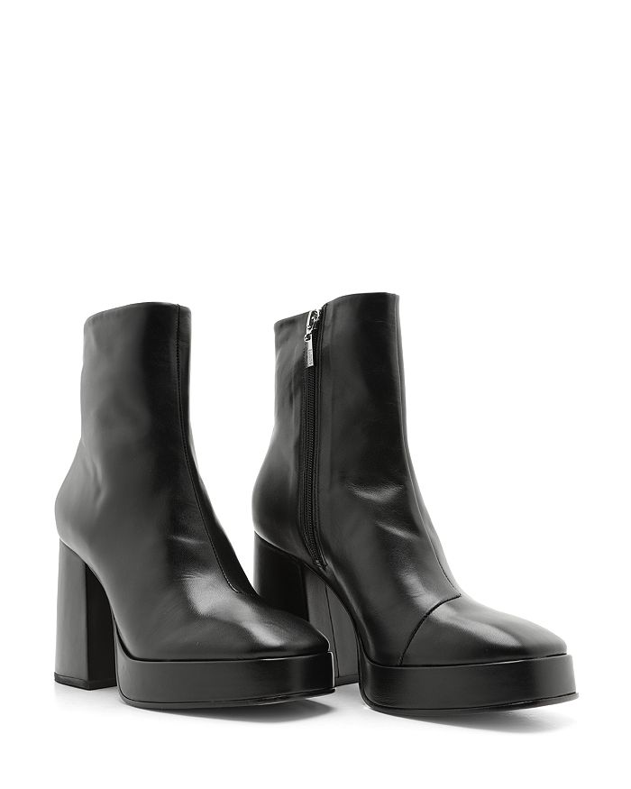SCHUTZ Women's Carys High Heel Leather Booties | Bloomingdale's