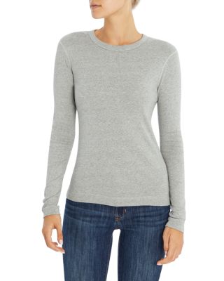 Three Dots - Long-Sleeve Cotton Tee