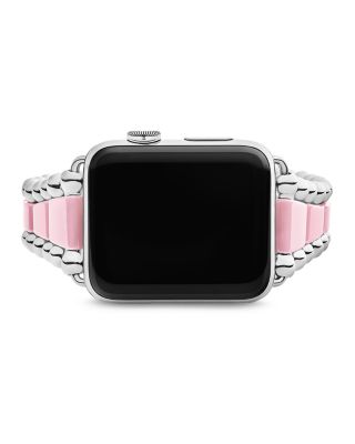 Smart Caviar Pink Ceramic Apple™ Watch Bracelet, 42-44mm - Exclusive