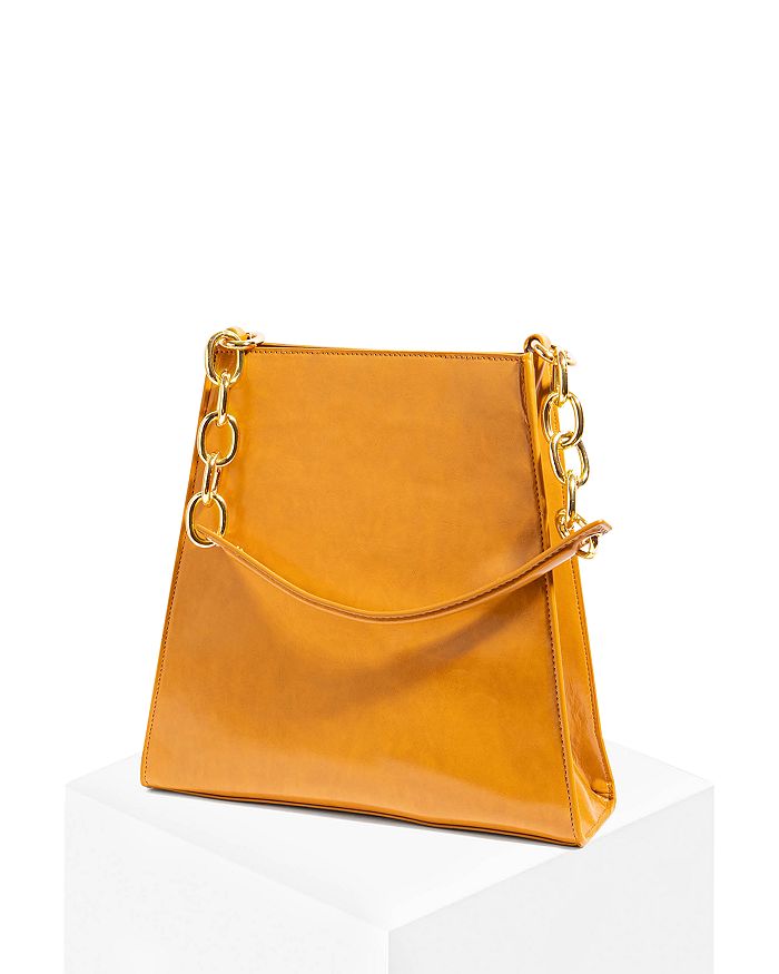 House Of Want Glow Up Medium Bucket Tote In Golden Yellow