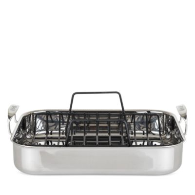 16&amp;quot; 3-Ply Roasting Pan with Rack &amp; Carving Set