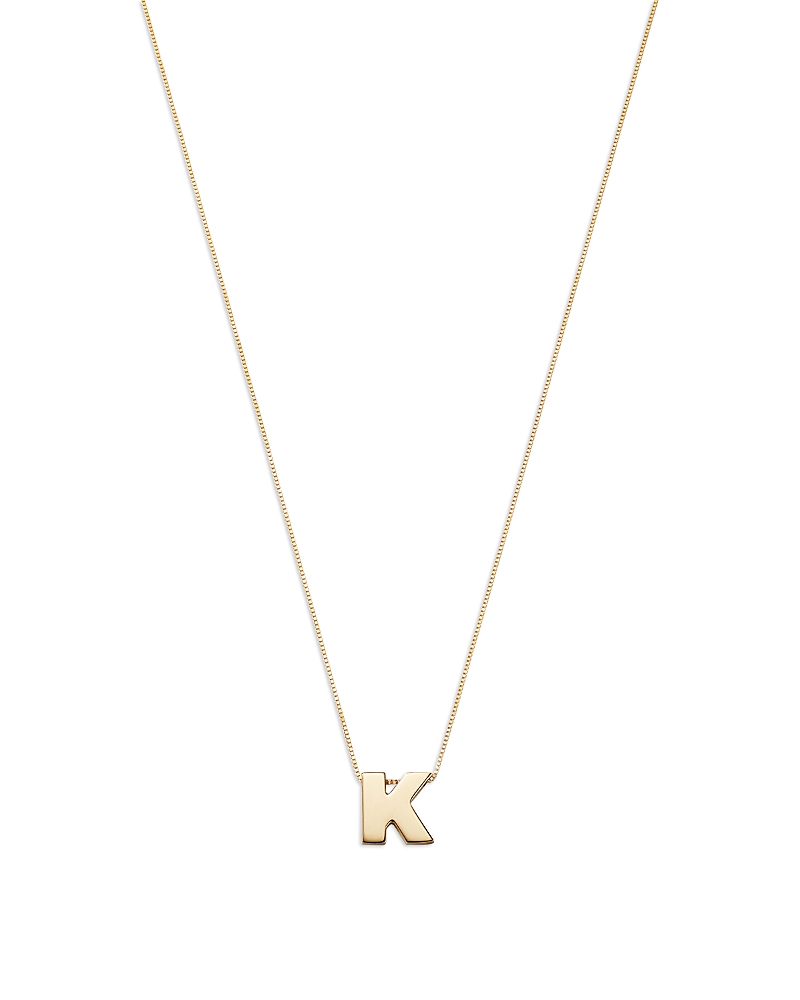 Bloomingdale's Initial Pendant Necklace In 14k Yellow Gold, 16 - Exclusive