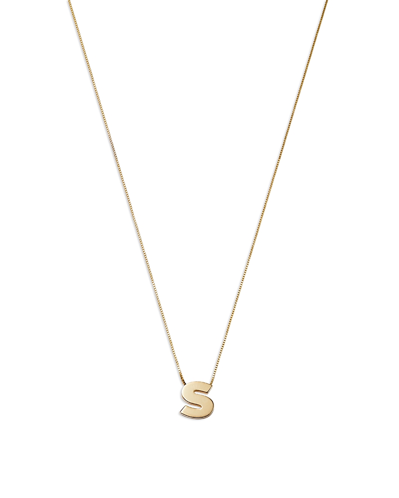 Bloomingdale's Initial Pendant Necklace In 14k Yellow Gold, 16 - Exclusive