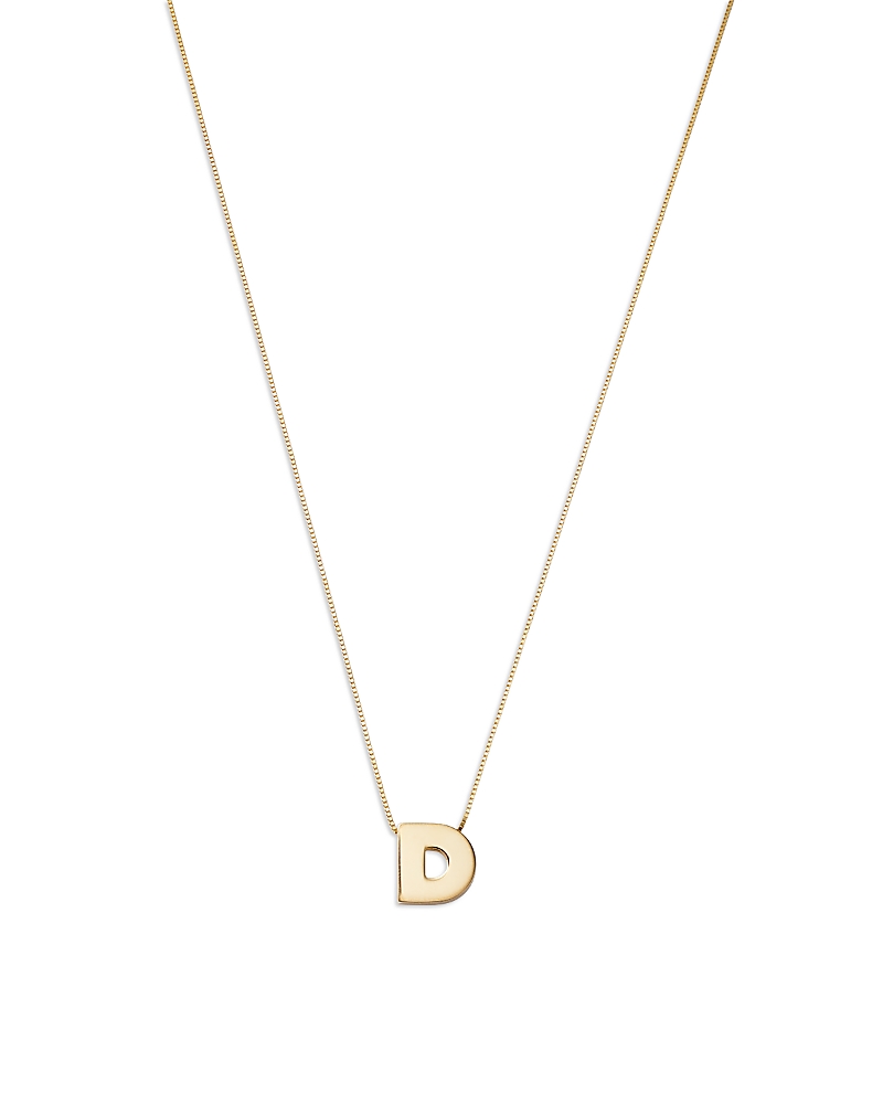 Bloomingdale's Initial Pendant Necklace In 14k Yellow Gold, 16 - Exclusive