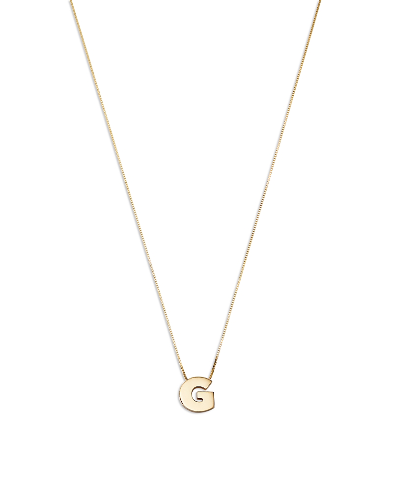 Bloomingdale's Initial Pendant Necklace In 14k Yellow Gold, 16 - Exclusive