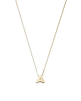 Bloomingdale's - Initial Pendant Necklace in 14K Yellow Gold, 16" - 100% Exclusive