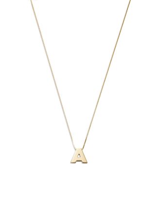 Bloomingdale's Initial Pendant Necklace in 14K Yellow Gold, 16" - 100% Exclusive Jewelry & Accessories - Bloomingdale's