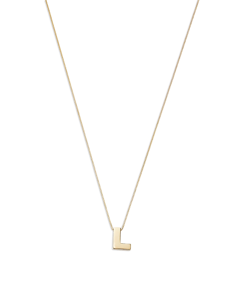 Bloomingdale's Initial Pendant Necklace In 14k Yellow Gold, 16 - Exclusive