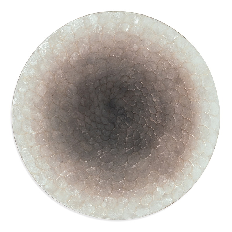 Joanna Buchanan Capiz Shell Ombre Placemat In Gray