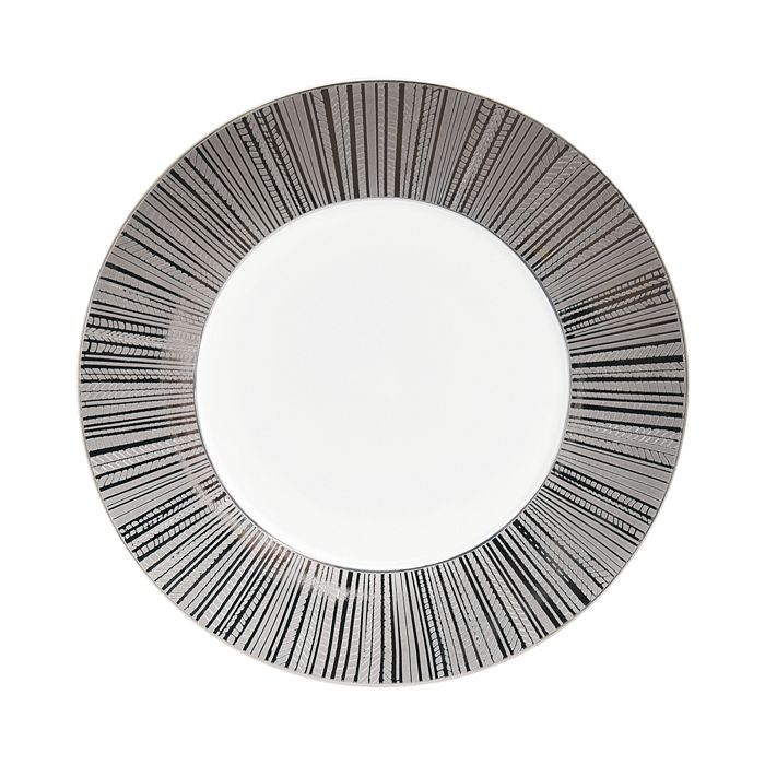 Bernardaud Silva Platinum Service Plate In Gray