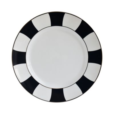 Bernardaud Galerie Royale Bleu Nuit Dinner Plate In White blue