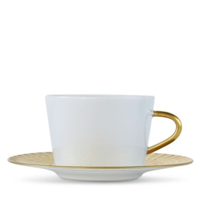 Twist Gold Tea Saucer - Exclusive