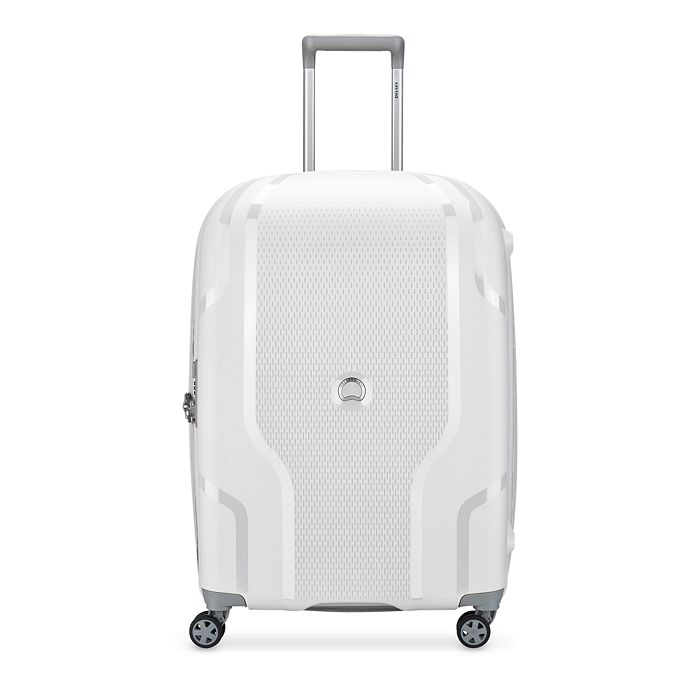 Delsey Clavel 25 Expandable Spinner Upright Suitcase In White
