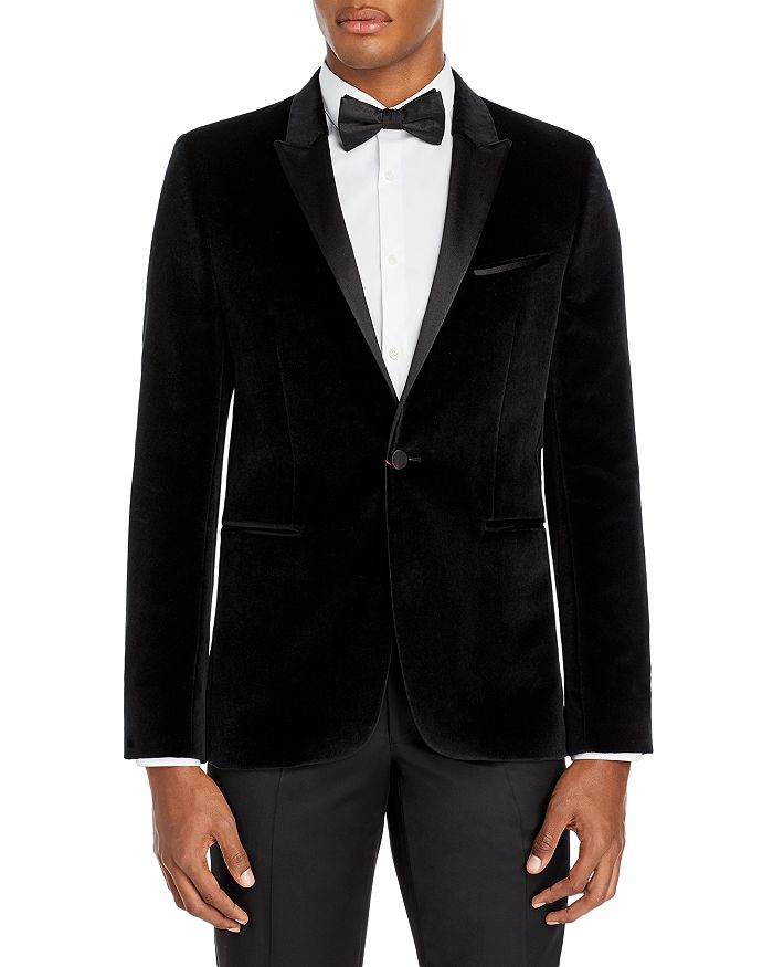 HUGO Astiane Velvet Slim Fit Tuxedo Jacket | Bloomingdale's