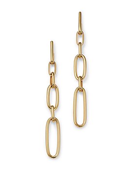 Alberto Amati - 14K Yellow Gold Oval Link Drop Earrings - 100% Exclusive