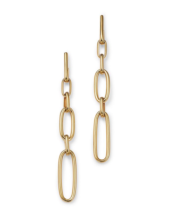 Alberto Amati 14k Yellow Gold Oval Link Drop Earrings - 100% Exclusive