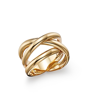 Alberto Amati 14K Yellow Gold Double Crossover Ring - 100% Exclusive