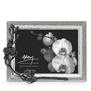 Shop Michael Aram Black Orchid Frame, 5 X 7 In Black Nickelplate