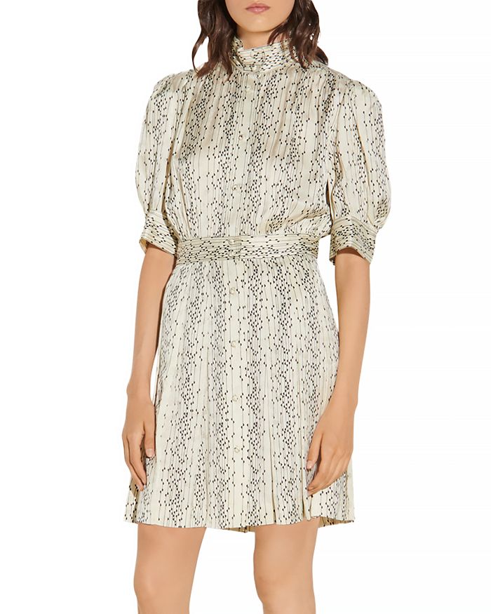 Sandro short 2025 printed dress