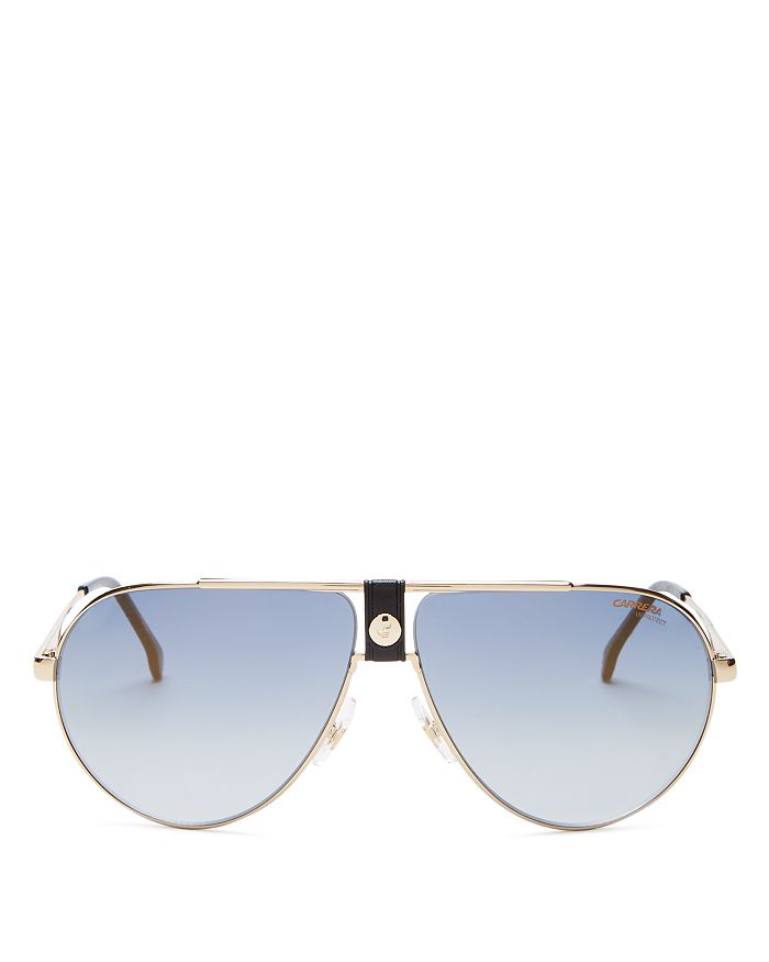 Carrera Men's Aviator Sunglasses, 63mm In Black Gold
