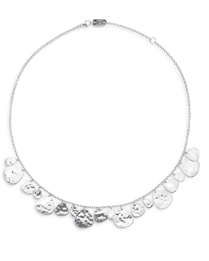 IPPOLITA STERLING SILVER CLASSICO HAMMERED SHORT NOMAD NECKLACE, 16,SN1761