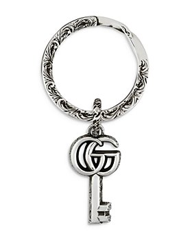 Gucci - Sterling Silver Marmont Double G Key Chain