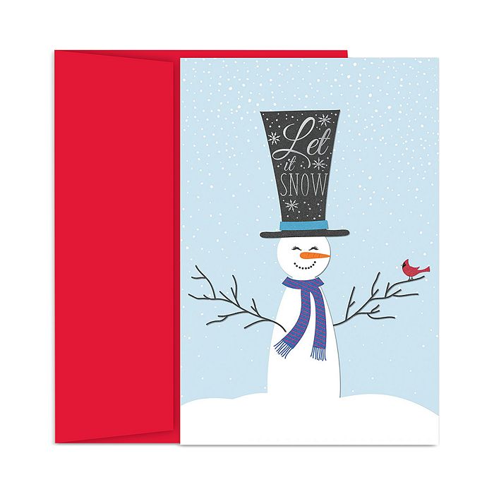 Masterpiece Snowman Holiday Cards Set Of 18