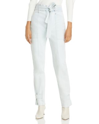 A.L.C. - Luke Tie Waist Jeans in Bleached Blue