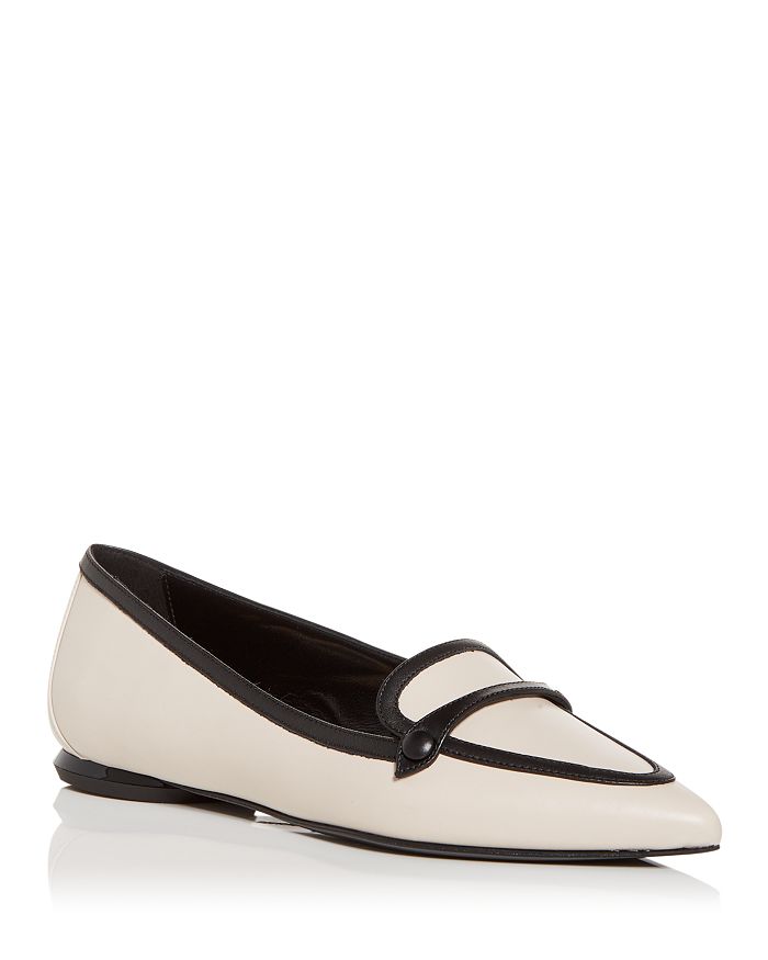 MARION PARKE Women's Natalie Pointed Toe Loafers | Bloomingdale's