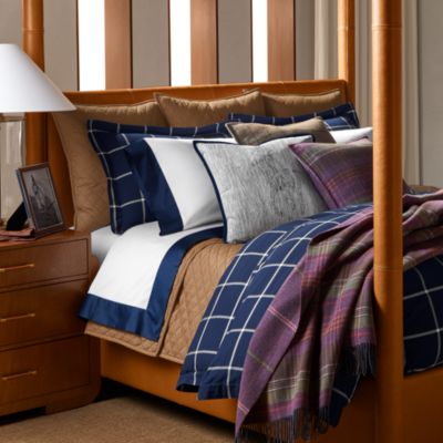 【Ralph Lauren】 ミルブルックタータン ひざ掛け Set of 2 Polo Ralph Lauren Tartan Plaid Red Blue 24