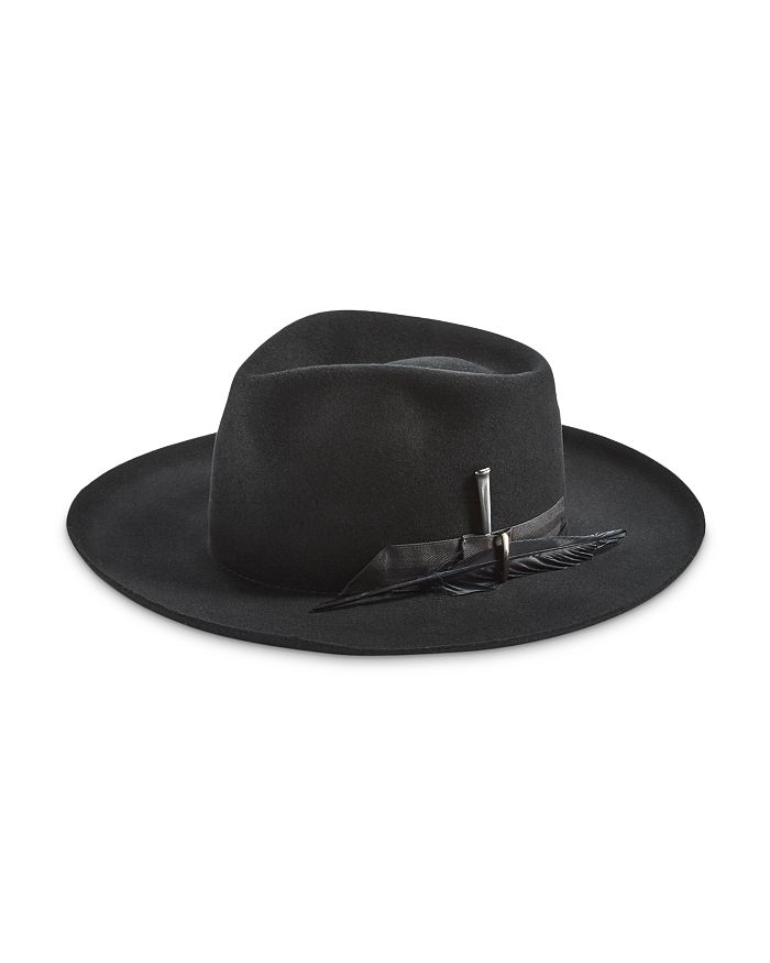 Bailey Of Hollywood Colver Wool Fedora In Black