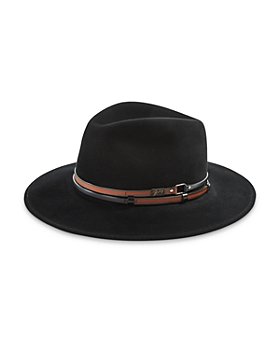 Bailey of Hollywood - Stedman Leather-Trimmed Fedora Hat 