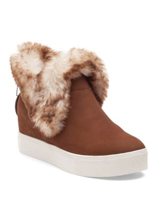 j slides booties with fur