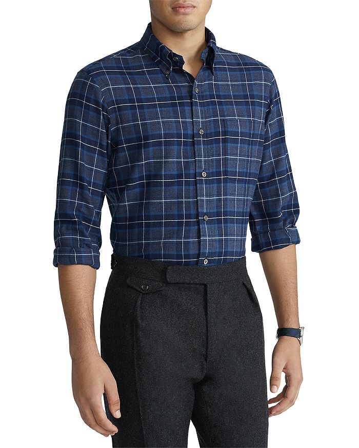 Polo Ralph Lauren Classic Fit Plaid Twill Shirt Bloomingdale's