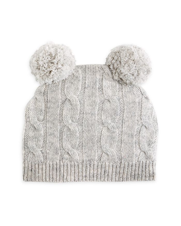 Bloomie S Unisex Cable Knit Cashmere Pom Pom Hat Baby Bloomingdale S