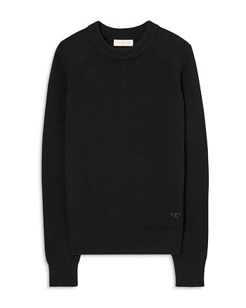 Tory Burch Sequined Trim Cashmere Sweater | Bloomingdale's