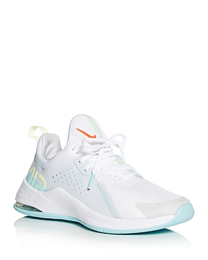 Nike Women's Air Max Bella Low Top Running Sneakers In White/bright Crimson/pure Platinum