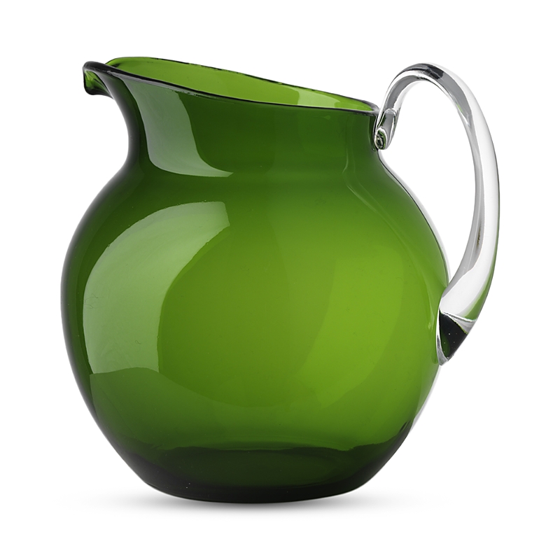 Mario Luca Giusti Palla Transparent Acrylic Pitcher, Green In Green