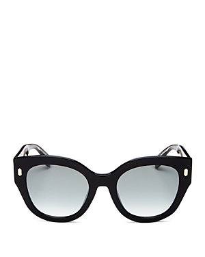 Fendi Women's Cat Eye Sunglasses, 53mm In Black/dark Gray Gradient