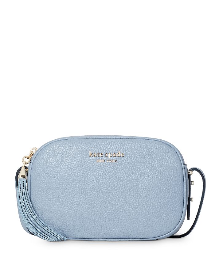 Kate Spade Annabel Leather Zip Medium Camera Bag In Horizon Blue